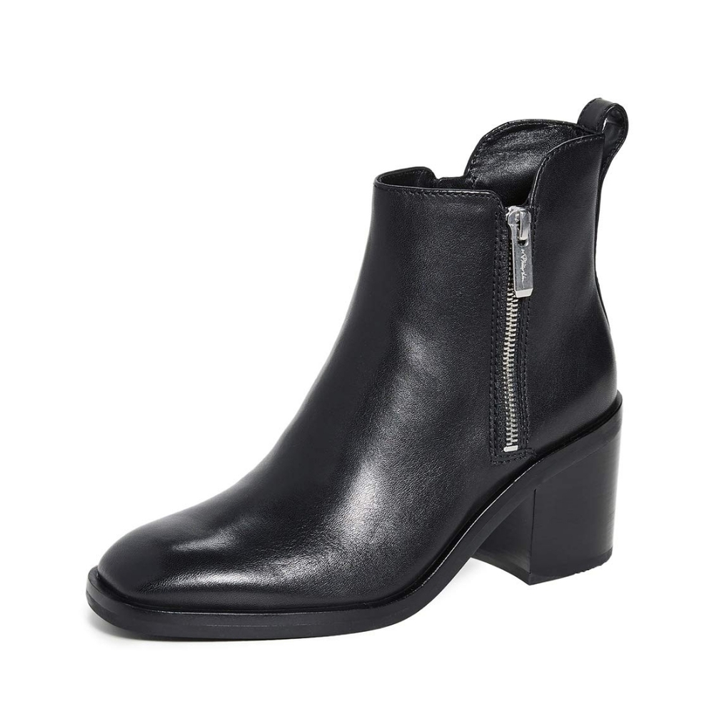 Philip Lim 3.1 Alexa Booties 70mm Black Leather
